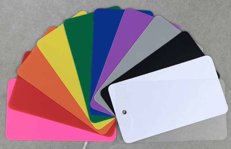 平张单张空白彩色PVC吊牌合格证标签